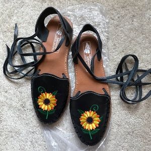 Mexican Embroidered Sandals “Huraches”